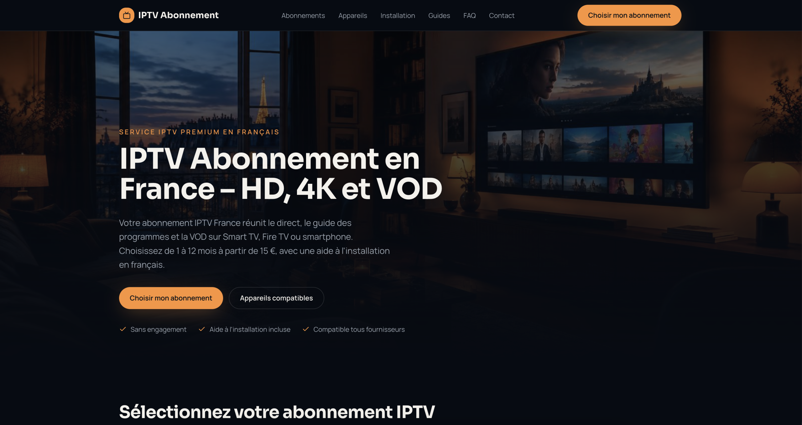 iptv abonnement