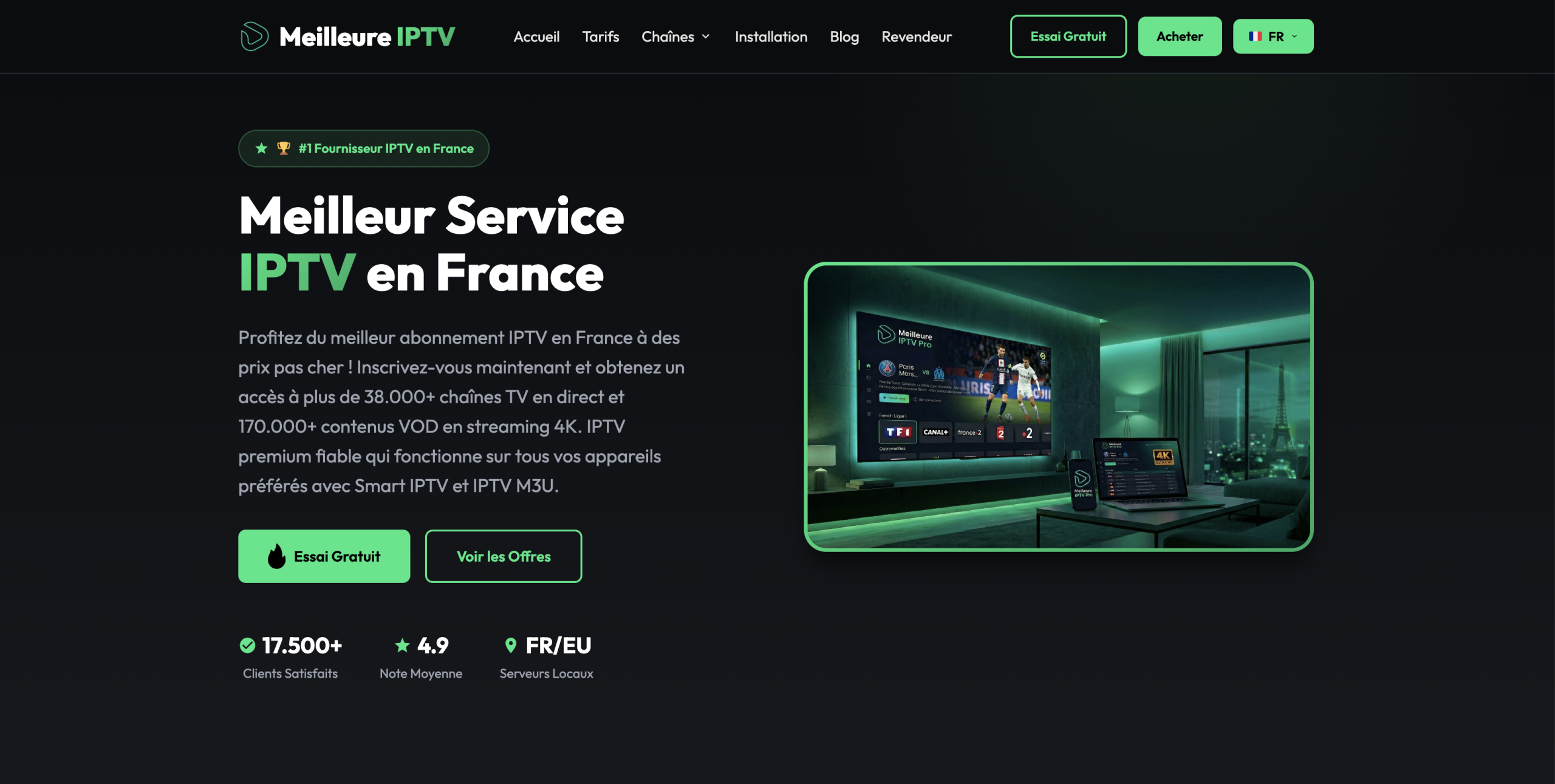 meilleur IPTV